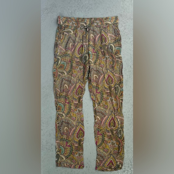 Zara Pants - 2/$15 3/$25 ZARA HOME 100% viscose paisley pants Size M/L